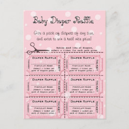 Baby Raffle Tickets Briefkaart