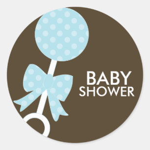 Baby rammelaar douche envelop afdichtingen ronde sticker