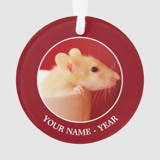 Baby Rat Ornament (achterkant)