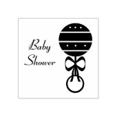 Baby Rattle Art Stamp Rubberstempel (Afrduk)