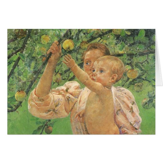 Baby Reaching for an Apple par Mary Cassatt (Devant horizontal)