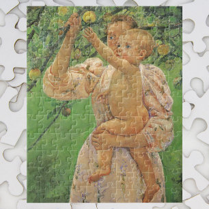 Baby Reaching voor een Apple van Mary Cassatt Legpuzzel