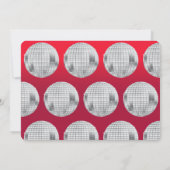 Baby Red Disco die de eerste verjaardag trok Kaart (Achterkant)