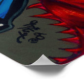 Baby Red Dragon dragoning fairy Art Print (Hoek)