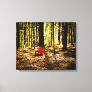 BABY REDNECK opgerekt canvasprint Canvas Afdruk