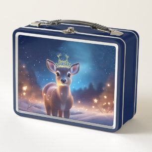 Baby rendier met vrolijk kerstgroet