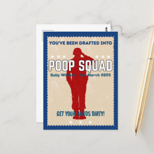 Baby Reveal - Je bent opgenomen in de Pop Squad Briefkaart