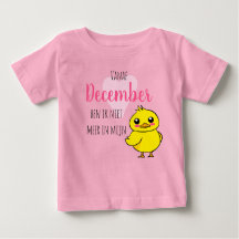Baby reveal Niet meer in mijn eendje schattig