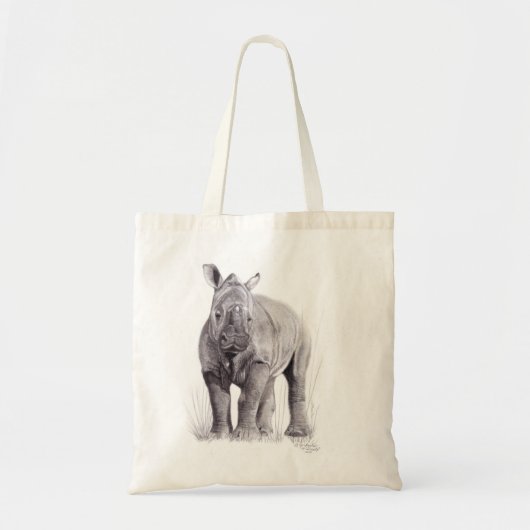 Baby Rhino Tote Bag (Voorkant)