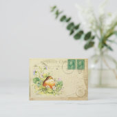 Baby Robin met Violets Visitekaartje (Staand voorkant)