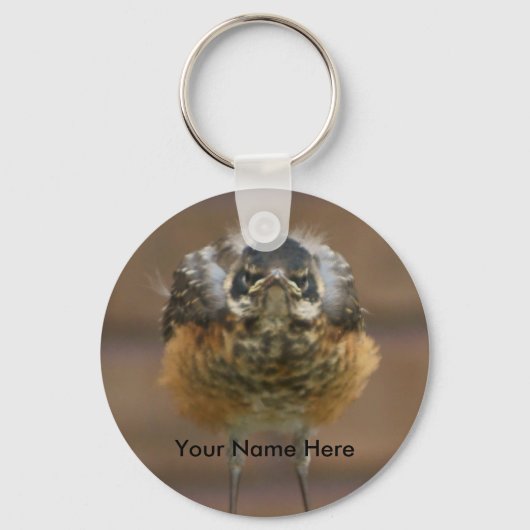 Baby Robin Sleutelhanger (Voorkant)
