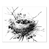 Baby Robins Nest Rubberstempel (Afrduk)