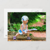 Baby Rock Star Briefkaart (Voorkant / Achterkant)