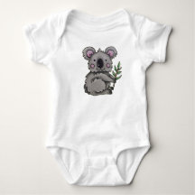 Baby romper koala ontwerp