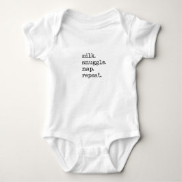 Baby Romper - Milk, Snuggle, Nap, Repeat