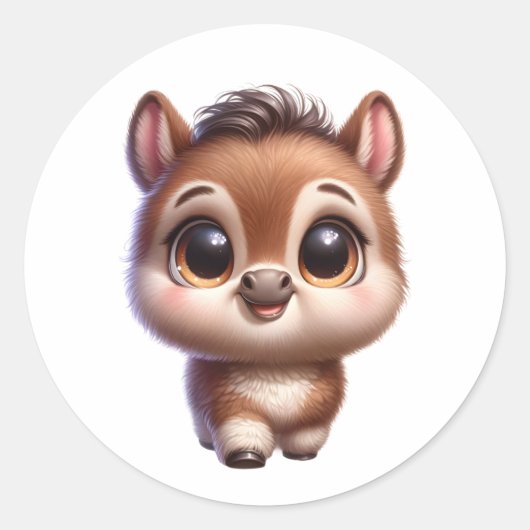 Baby Ronde Sticker (Voorkant)