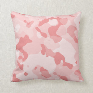 Baby Roze Camo; Camouflage Kussen