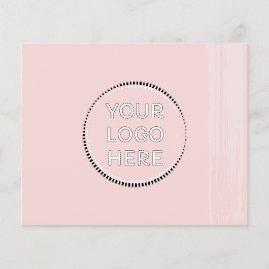 Baby Roze Eenvoudige instructies voor kleine bedri Flyer (Achterkant)