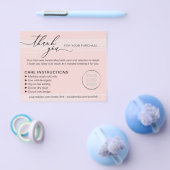 Baby Roze Eenvoudige instructies voor kleine bedri Flyer (Enkel)