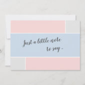 Baby Roze en blauwe Aangepaste Sonogram Fotozwange Aankondiging (Voorkant)