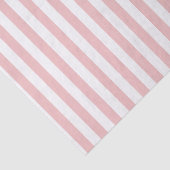 Baby roze en witte strepen tissuepapier (Detail)