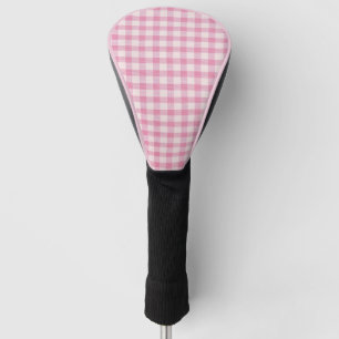 Baby Roze Gingham Patroon Golfheadcover