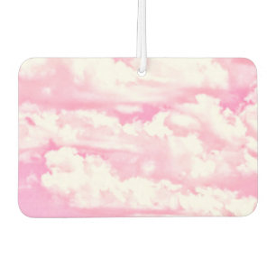 Baby roze Happy Clouds-achtergrond Luchtverfrisser