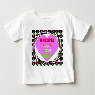 Baby roze harten Hakuna Matata Baby Kinder Design.