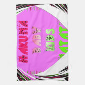 Baby roze harten Hakuna Matata Baby Kinder Design. Theedoek (Verticaal)