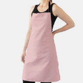 Baby roze kleur Eenvoudig zwart-wit zwart-wit roze Schort (Insitu)
