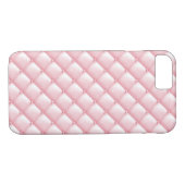 Baby Roze  Lederen Buttonnen Case-Mate iPhone Case (Achterkant (Horizontaal))