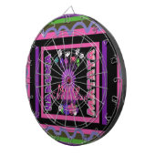 Baby roze mooie kerst met kerst in Hakuna Matata Dartbord (Voorkant Rechts)