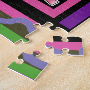 Baby roze mooie kerst met kerst in Hakuna Matata Legpuzzel