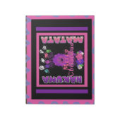 Baby roze mooie kerst met kerst in Hakuna Matata Notitieblok (Gedraaid)