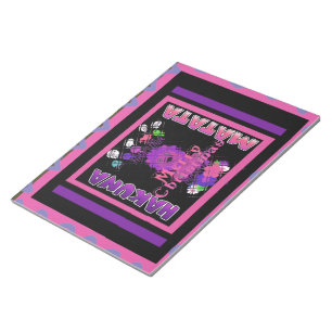 Baby roze mooie kerst met kerst in Hakuna Matata Notitieblok