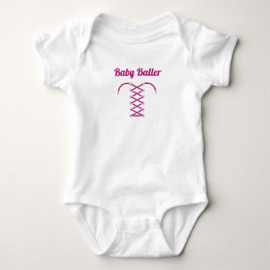 Baby roze overhemd romper