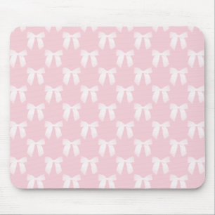 Baby roze pasta met witte poten muismat