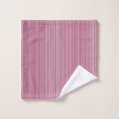 Baby roze strepen bad handdoek (Wasdoekje)