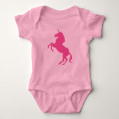 Baby Roze Unicorn Tutu Bodysuit (Voorkant)
