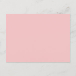 Baby Roze vaste kleur Briefkaart