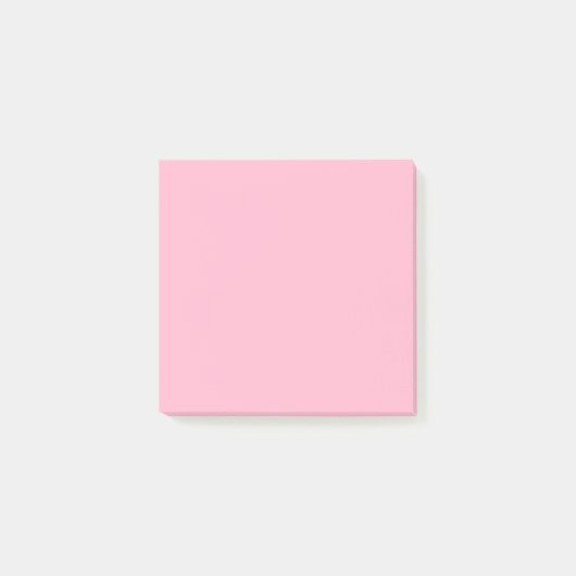 Baby roze (vaste kleur) post-it® notes (Voorkant)