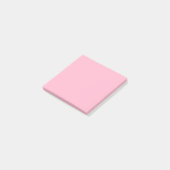 Baby roze (vaste kleur) post-it® notes (Schuin)