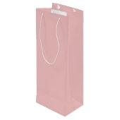 Baby Roze Wijn Cadeautas (Achterkant Gekanteld)