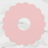 Baby Roze Wijnglaslabel (Voorkant)