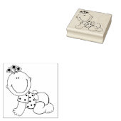 Baby Rubberstempel Rubberstempel (Gestempeld)