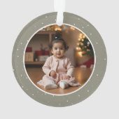 Baby’s 1st Christmas Reindeer Keepsake Photo (dos)