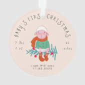 Baby’s First Christmas Adorable Lamb Ornament (dos)