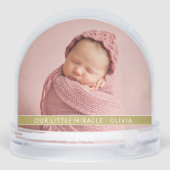 Baby’s First Christmas Personalized 2-Photo Gift (Arrière)