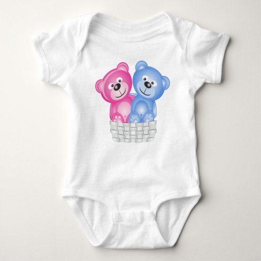 Baby’s kleding met teddyberen romper (Voorkant)