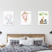 Baby Safari Animal Wall Decor (Chambre à coucher)